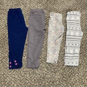 Kids' Assorted Color Bottoms Set - 24 month